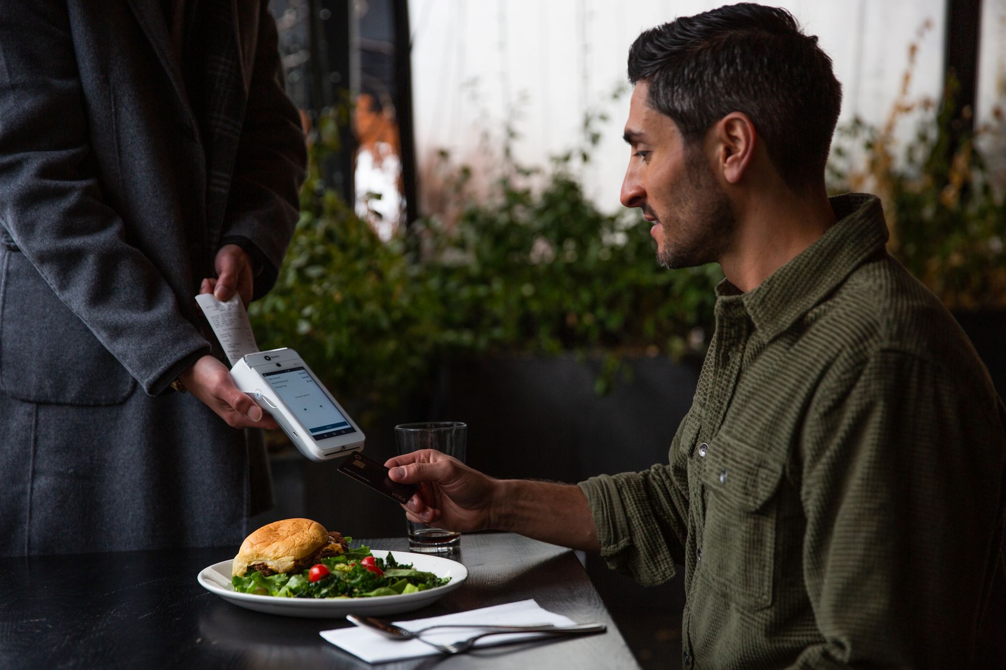 SpotOn Serve handheld POS for restaurants