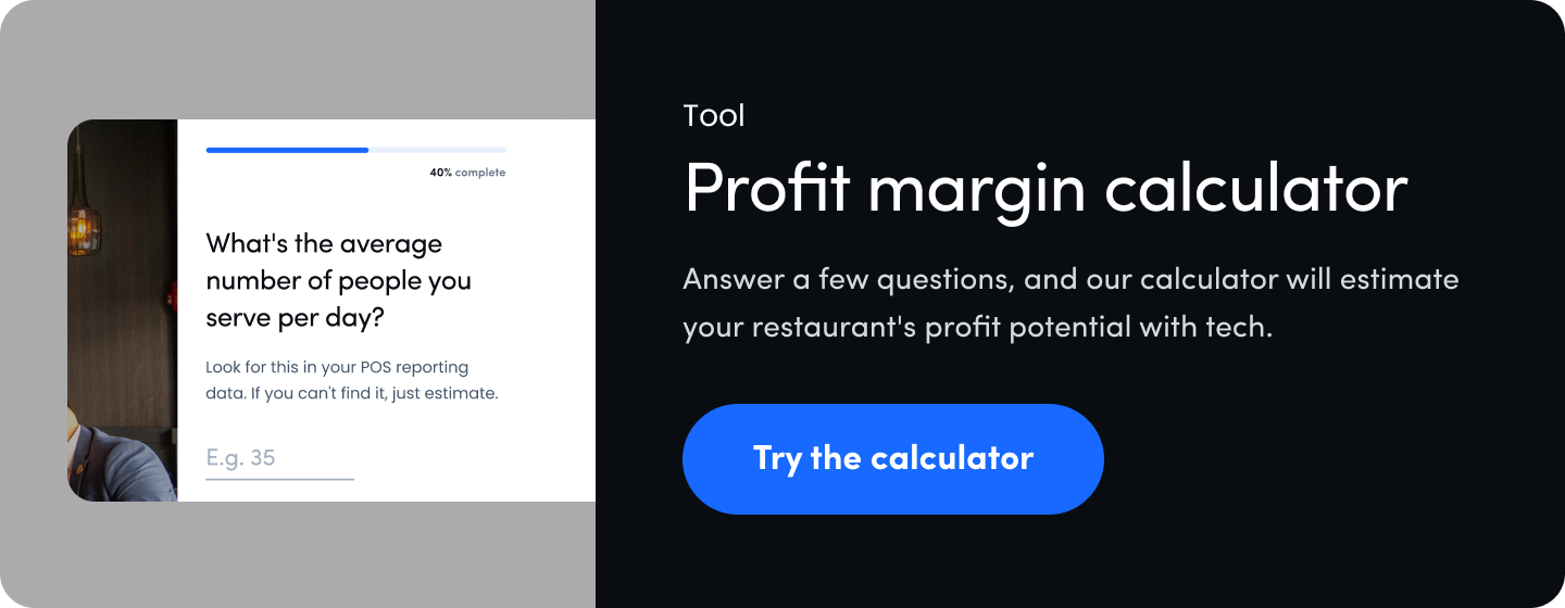 Profit margin calculator