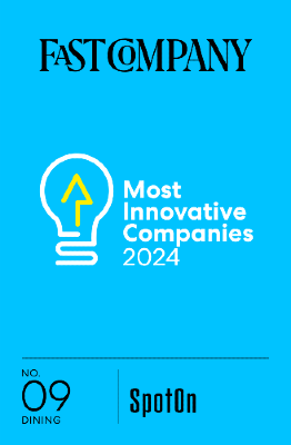 SpotOn Fast Company badge - Most Innovative Companies 2024